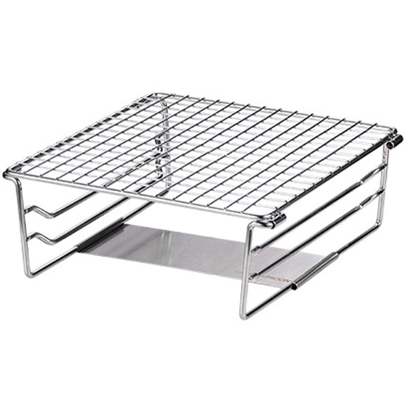 Mini parrilla estante estufa plegable Soporte Holder Grill Calefaccion soporte con la placa de soporte barato