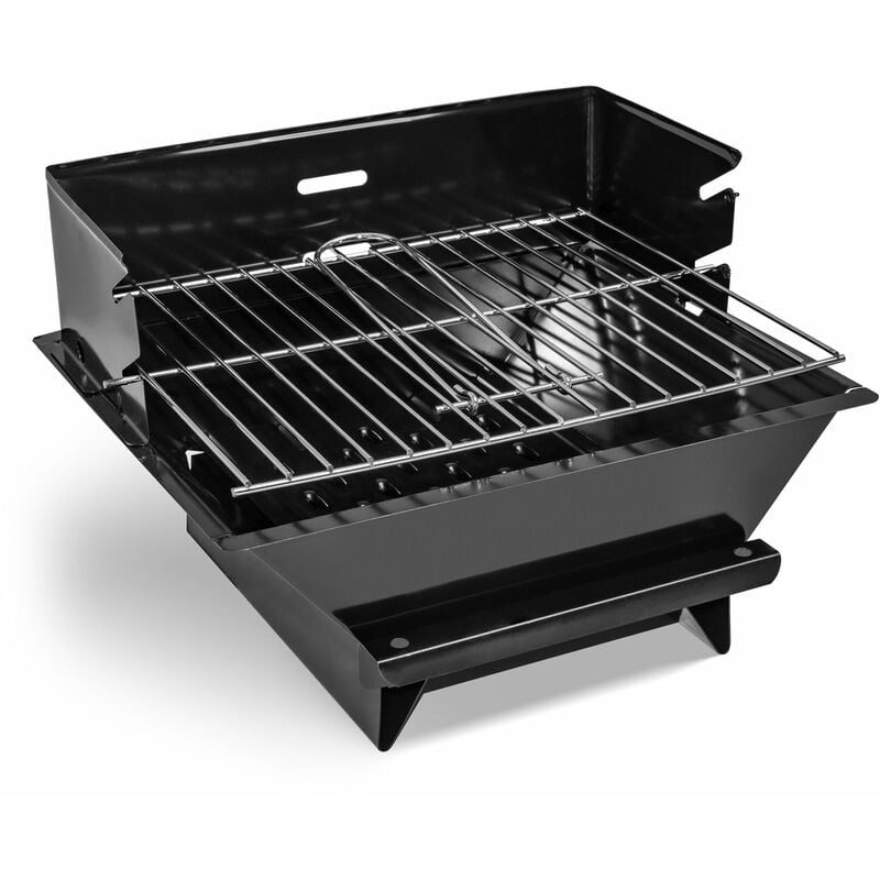 MiniGrill - Barbacoa de carbón o leña de mesa con parrilla 30x25 cm - Frankystar barato