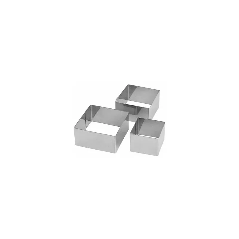 Molde Emplatar Cuadrado 10X4,5Cm Inox - Ilsa En Oferta Molde Emplatar Cuadrado 10X4